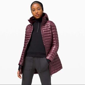 NWT Lululemon Pack it down long jacket Bordeaux drama, 2
